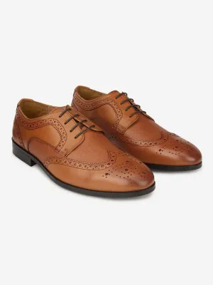 Tan Leather Formal Borgues