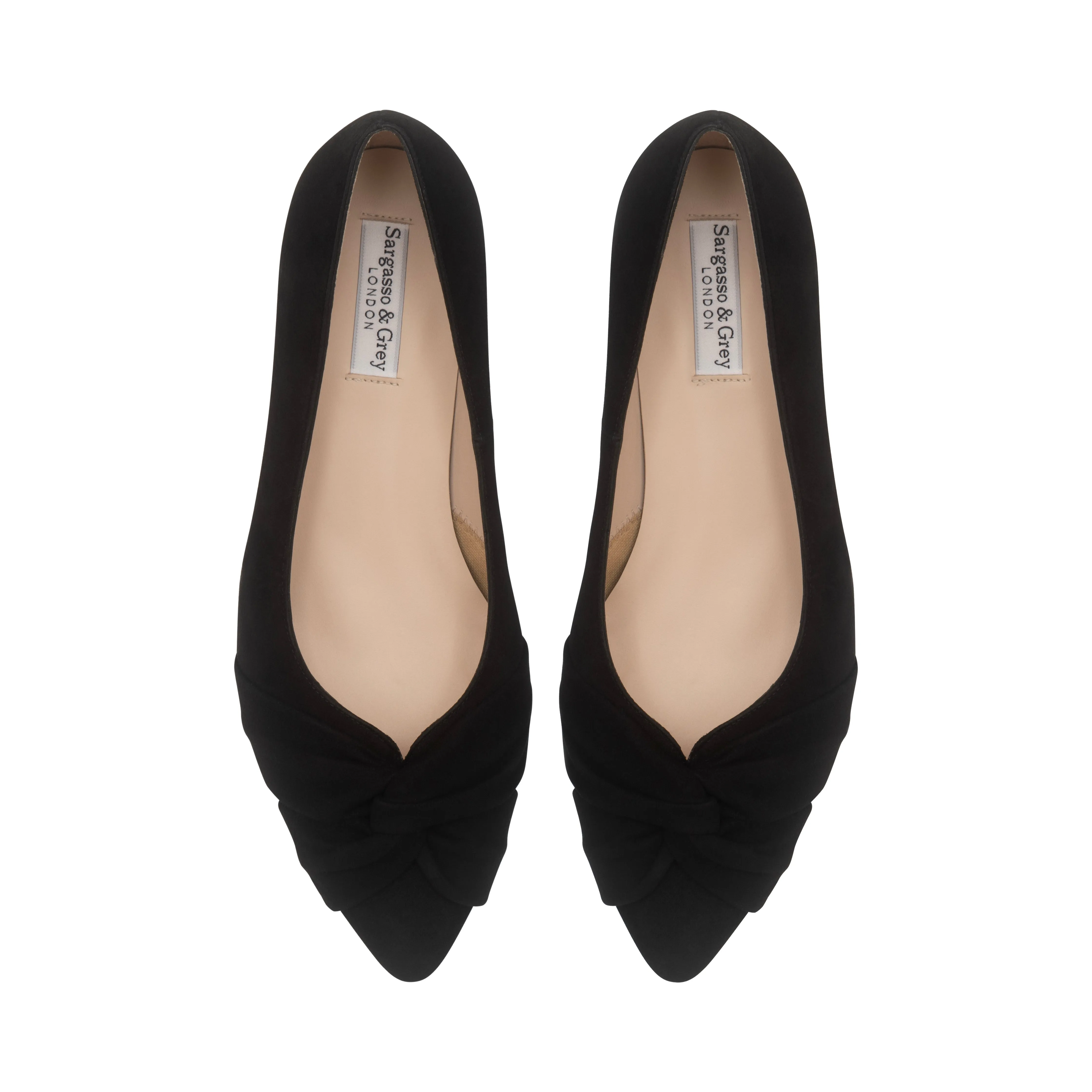 Tandi Extra-Wide Fit Kitten Heels - Black Suede