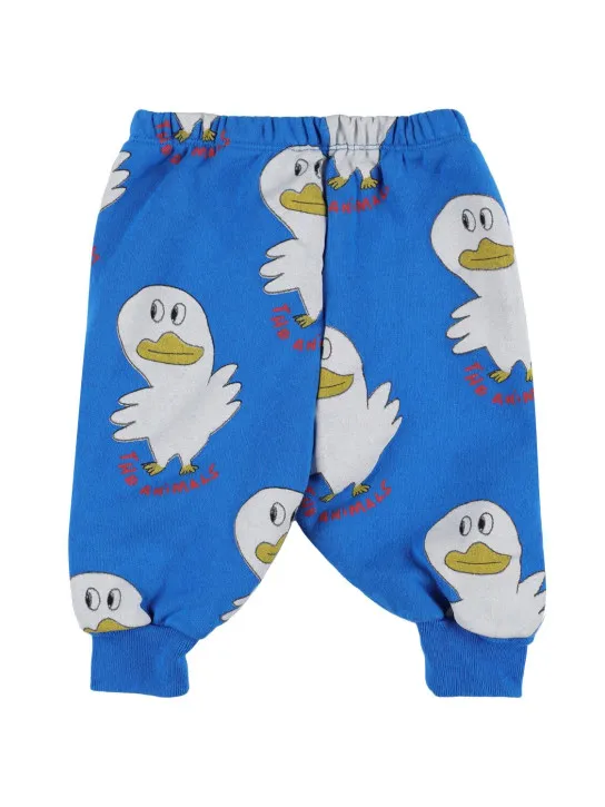 The Animals Observatory   Duck print cotton sweatpants 