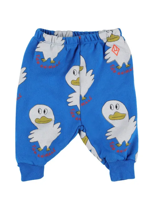 The Animals Observatory   Duck print cotton sweatpants 