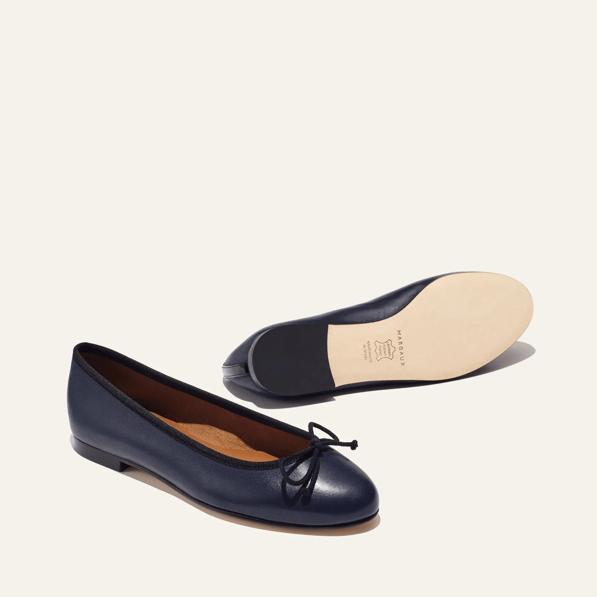 The Demi - Black and Navy Nappa