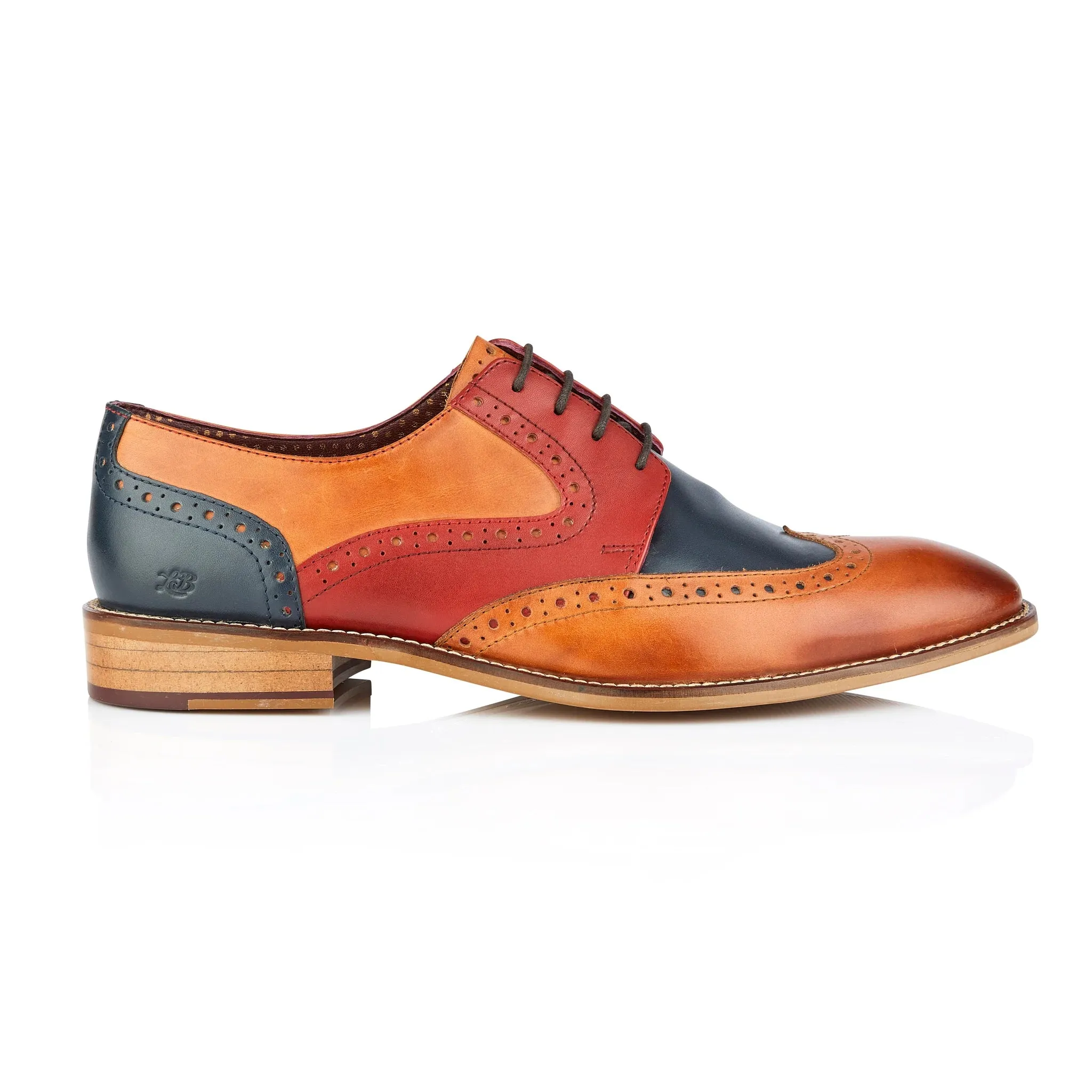 Tommy Derby Tan / Blue / Red