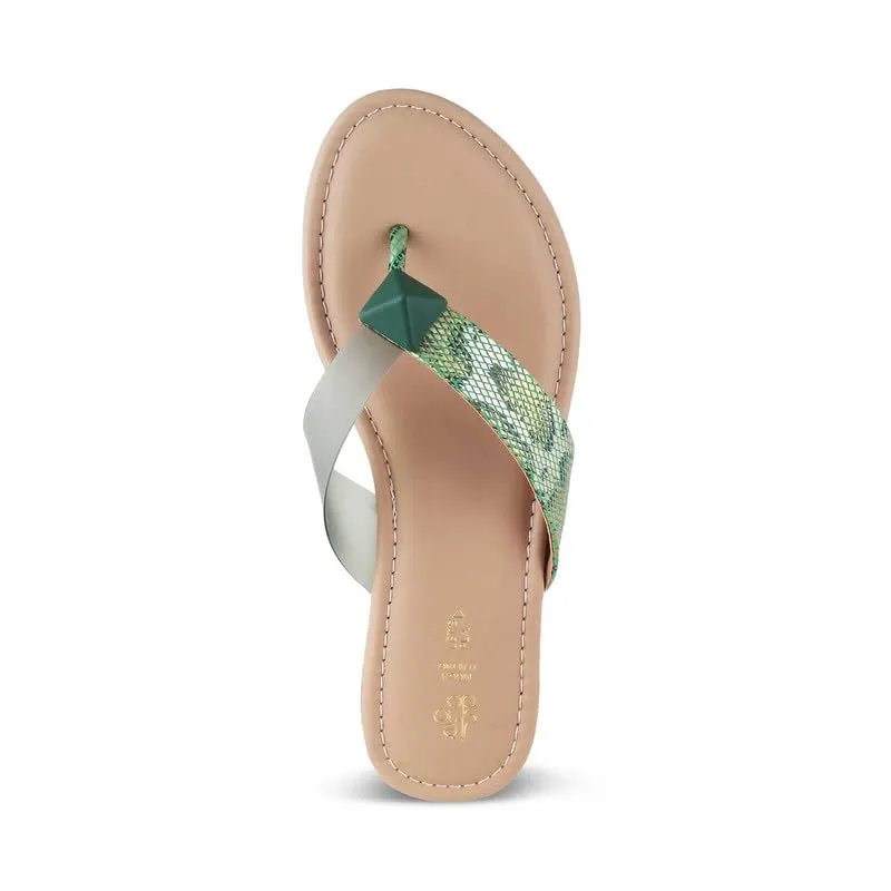 tresmode 240-SLATE GREEN SMART CASUAL FLATS EU/38 UK/5