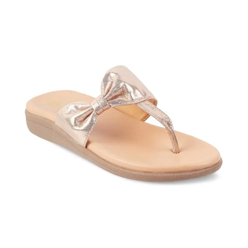 tresmode 240-TOBOW CHAMPAGN SMART CASUAL FLATS EU/36 UK/3