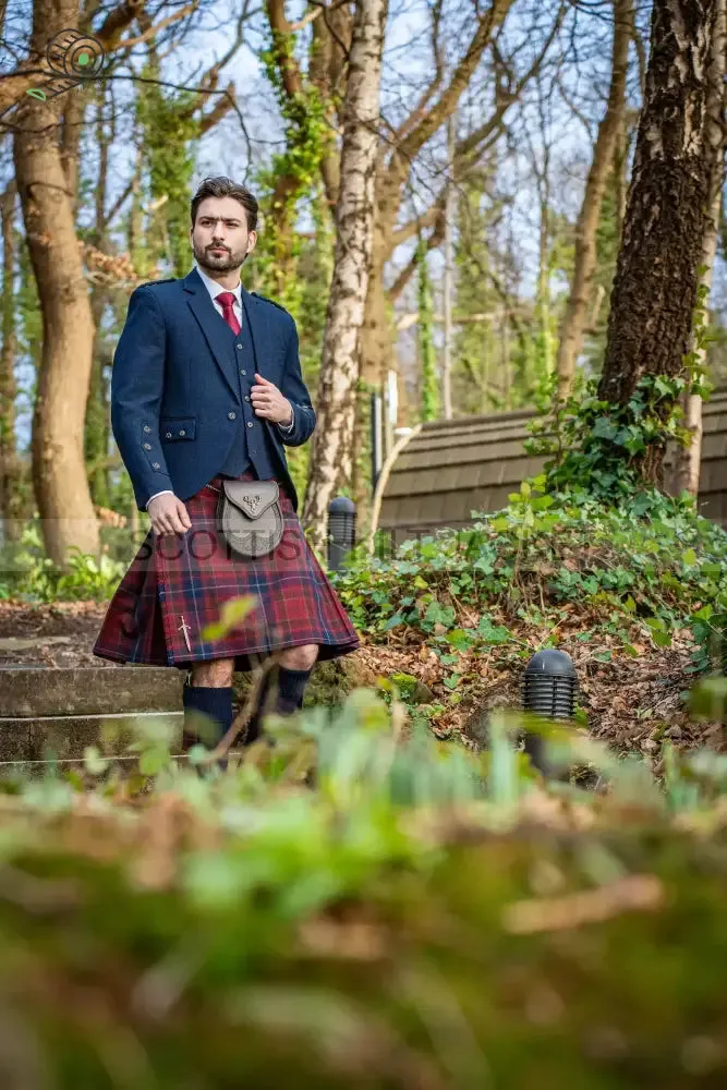 TWEED KILT OUTFIT IN NAVY ARROCHAR