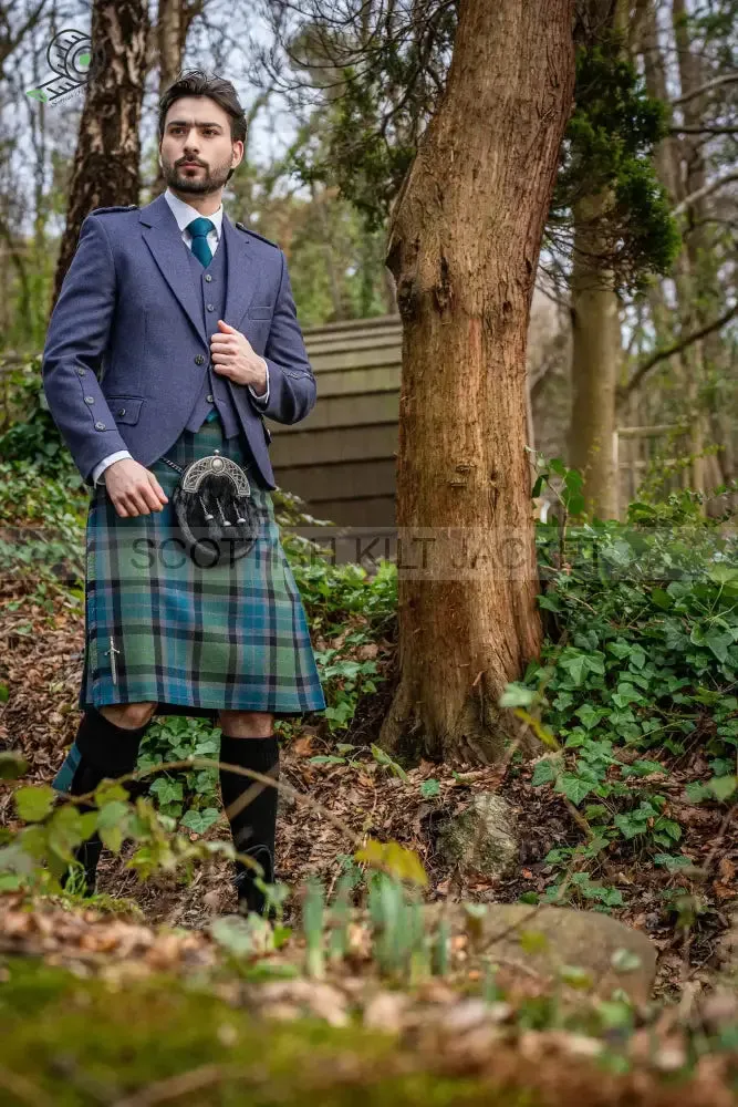 TWEED PURPLE CRAIL KILT OUTFIT