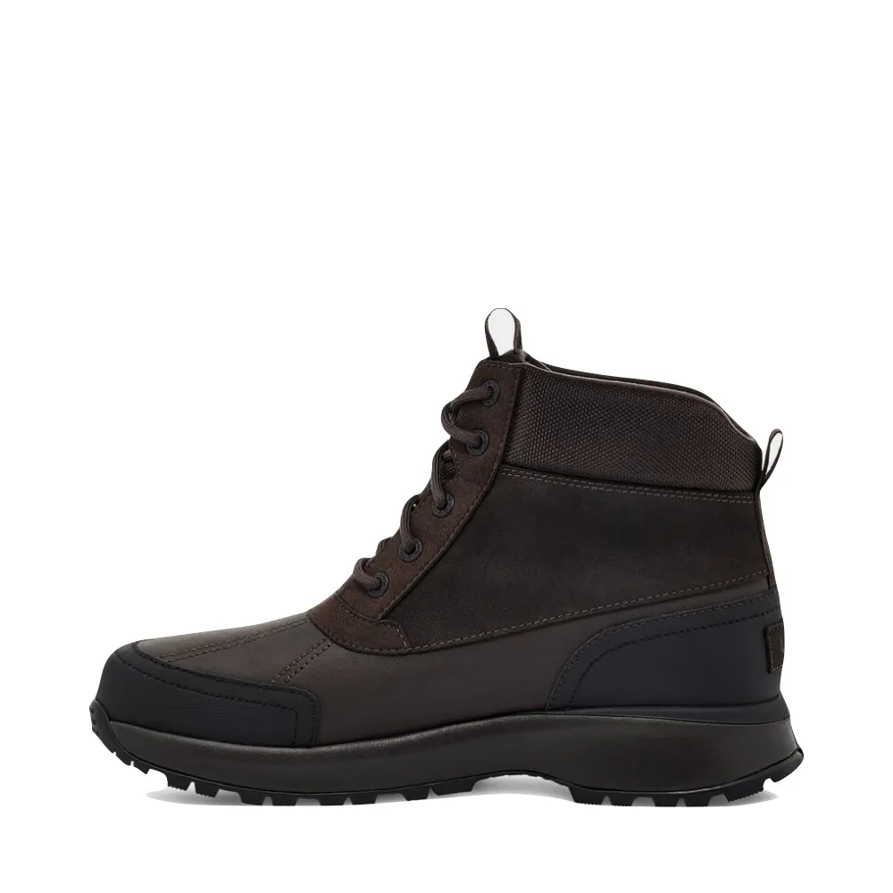 UGG Men's Emmett Lace Waterproof Duck Boot in Stout Brown