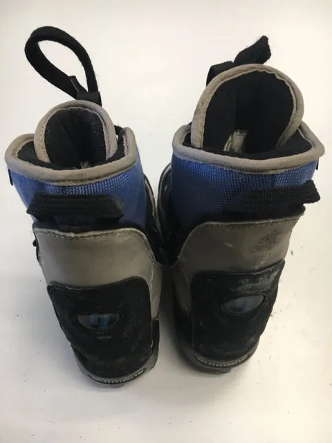 Used Shimano Clicker Blue/Black/Grey Mens Size 1 Snowboard Boots