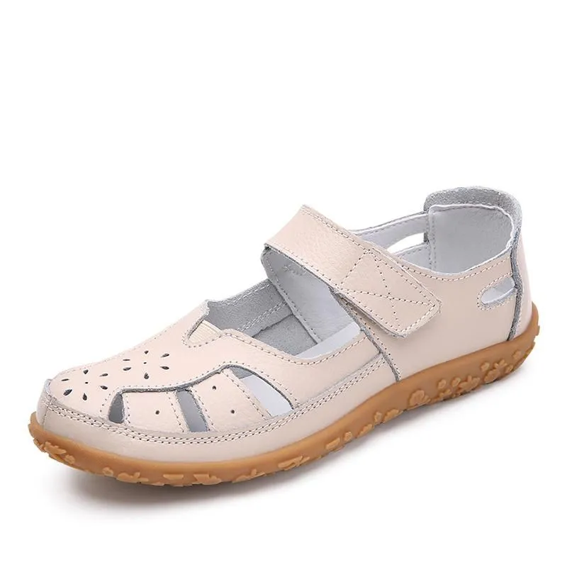 Vanccy Split Casual Loafers Closed Toe  Comfortable Walking  Sandals