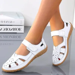 Vanccy Split Casual Loafers Closed Toe  Comfortable Walking  Sandals