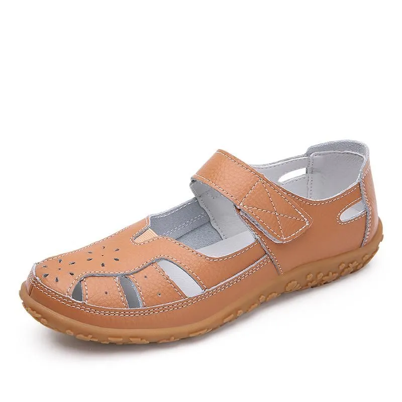 Vanccy Split Casual Loafers Closed Toe  Comfortable Walking  Sandals