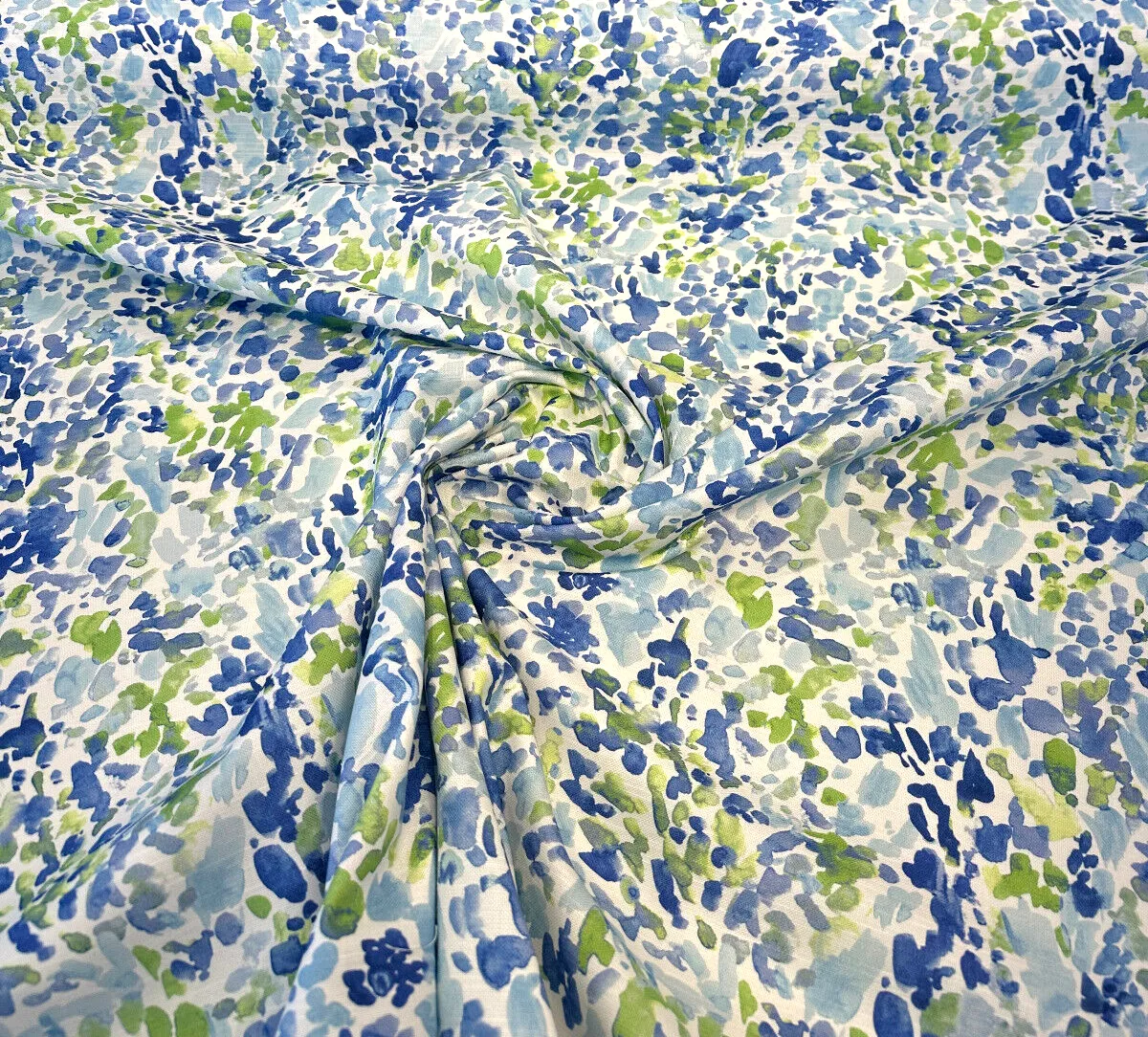 Waverly Pretty Palette Luna Blue Green Drapery Upholstery Fabric By the Yard