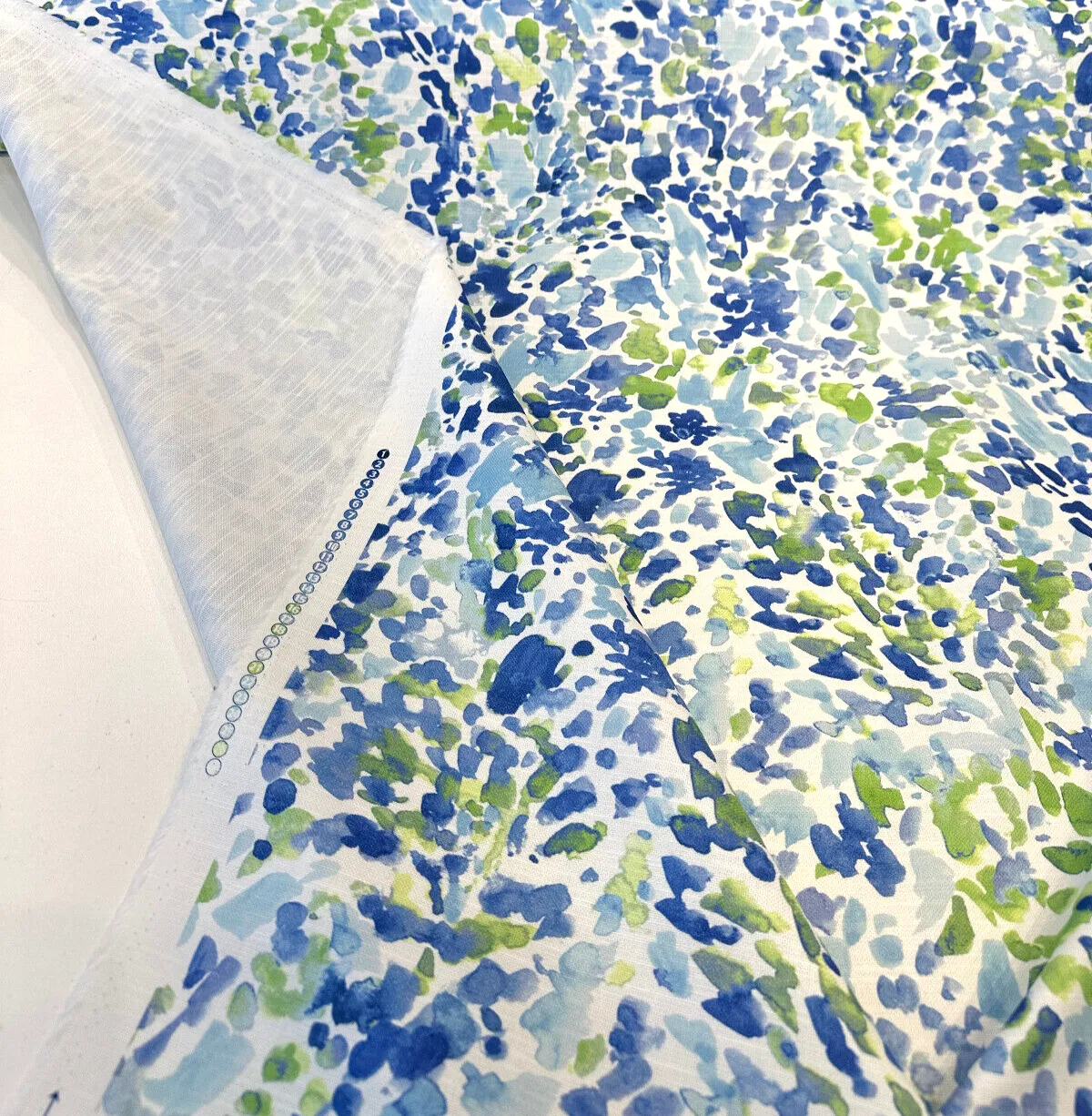 Waverly Pretty Palette Luna Blue Green Drapery Upholstery Fabric By the Yard