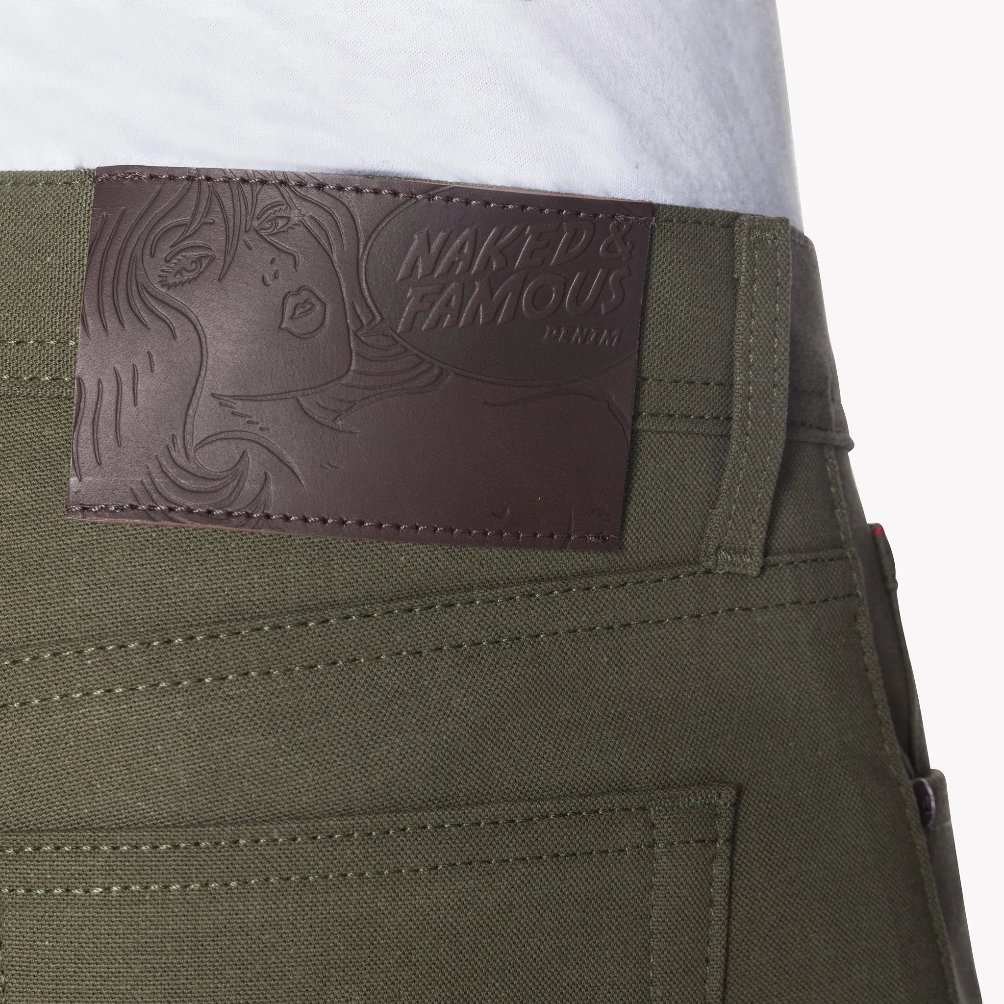 Weird Guy - Army Green Duck Selvedge