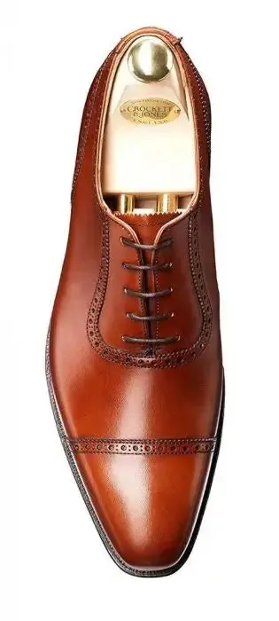 Westbourne Chestnut Burnished Calf Oxford Shoes