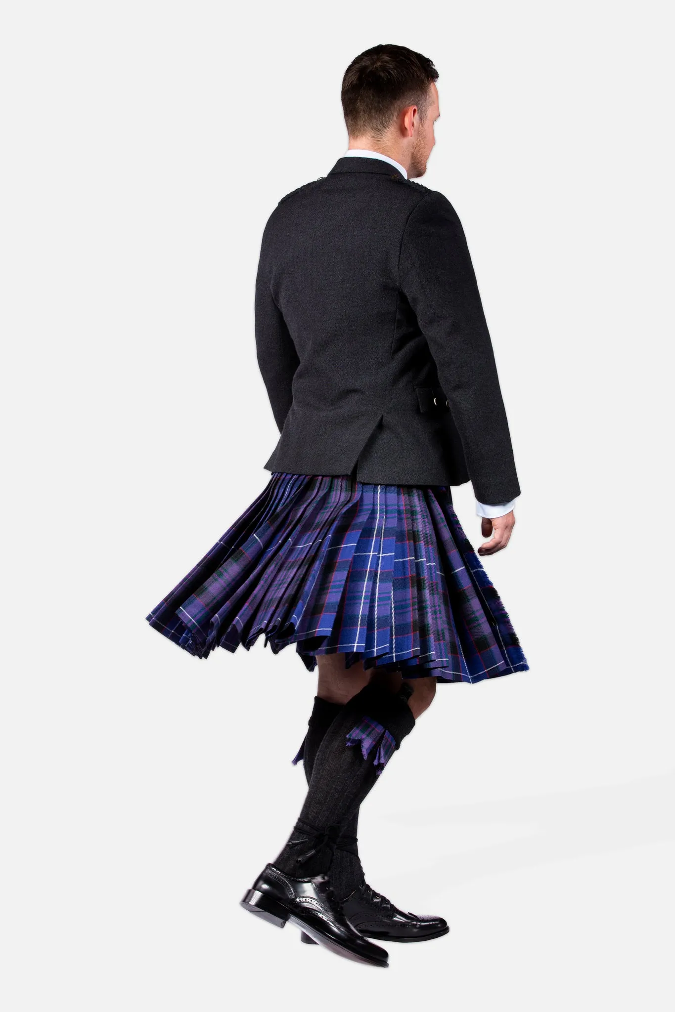 Western Isles / Charcoal Holyrood Kilt Hire Outfit