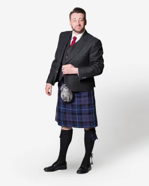 Western Isles / Lovat Charcoal Tweed Kilt Hire Outfit