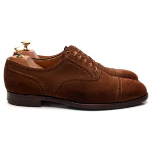 'Westminster' Snuff Brown Suede Oxford Brogues UK 9.5 D