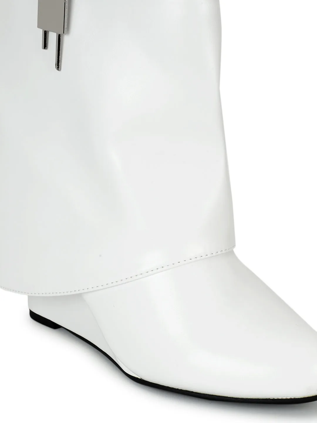 White PU High-End-Fashion Stylish Ankle Boots (TC-RS3667-WHT)