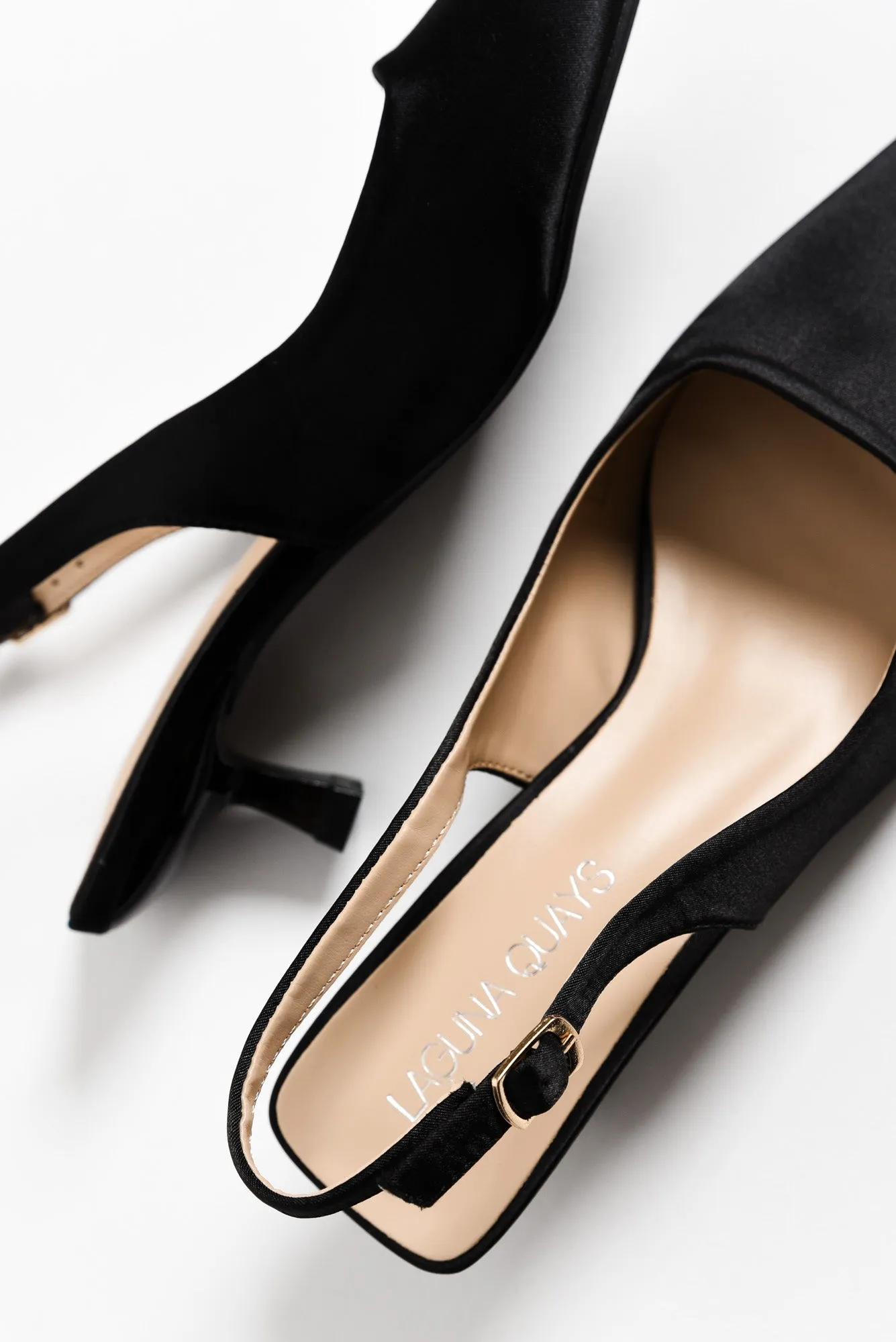 Wizz Black Slingback Heel