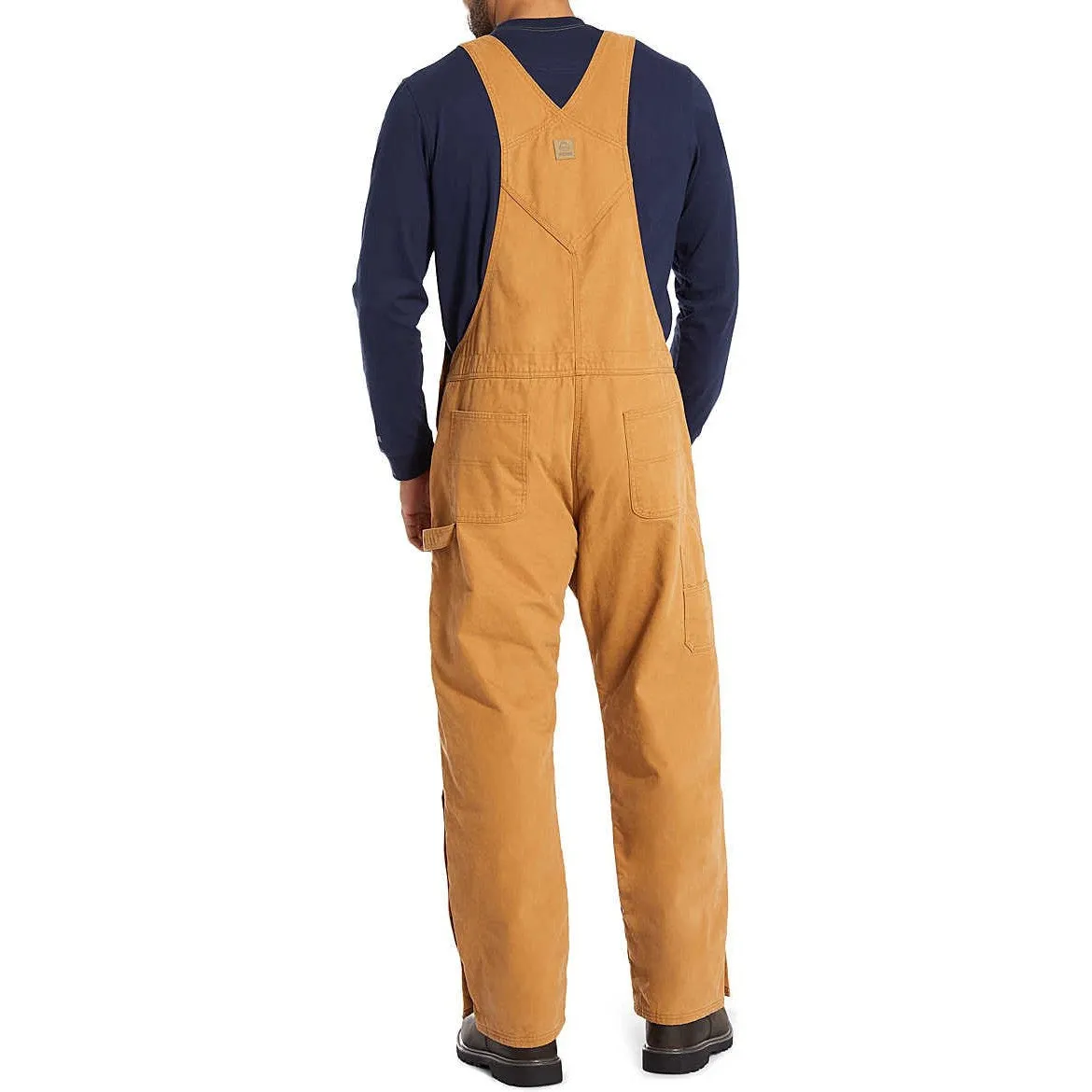 Wolverine Men's Sawmill Duck Insulated Bib - Whiskey - W1204980-253