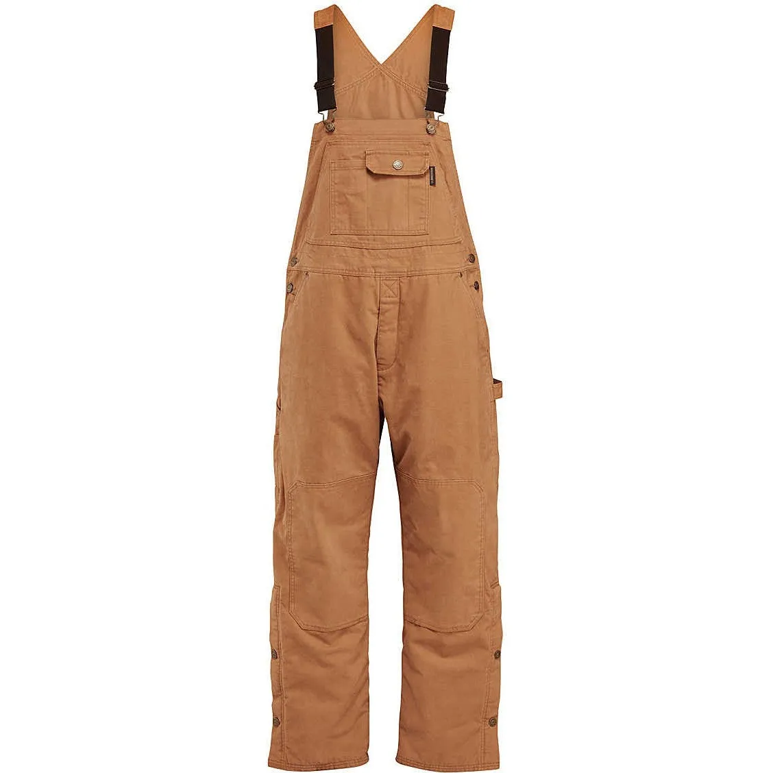 Wolverine Men's Sawmill Duck Insulated Bib - Whiskey - W1204980-253