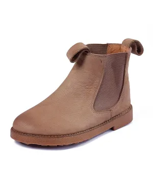 Women Soft Leather Retro Chelsea Boots