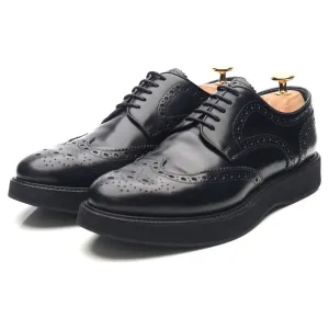 Women's 'Melody' Black Leather Derby Brogues UK 6.5 EU 39.5