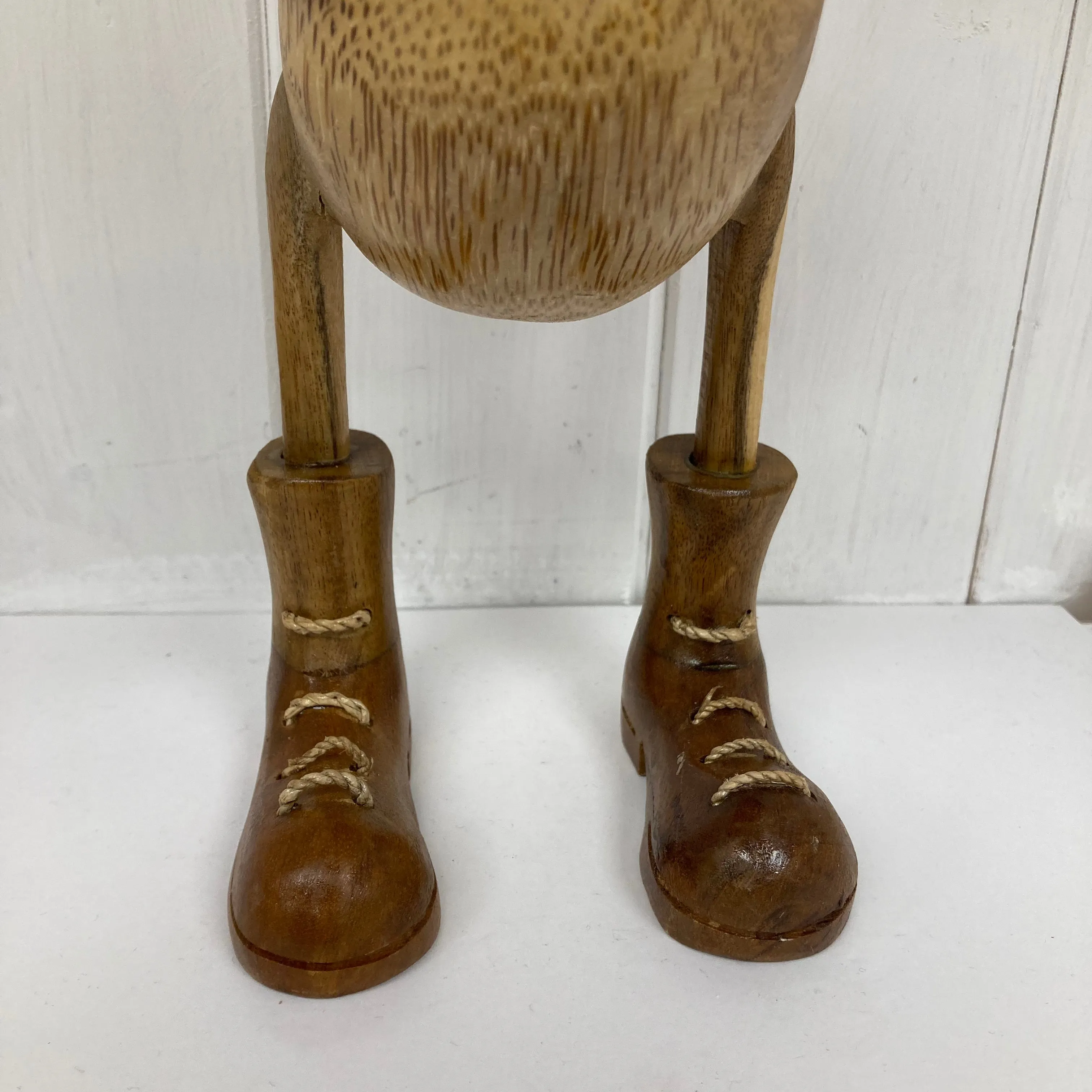 Wooden Ducks in Boots