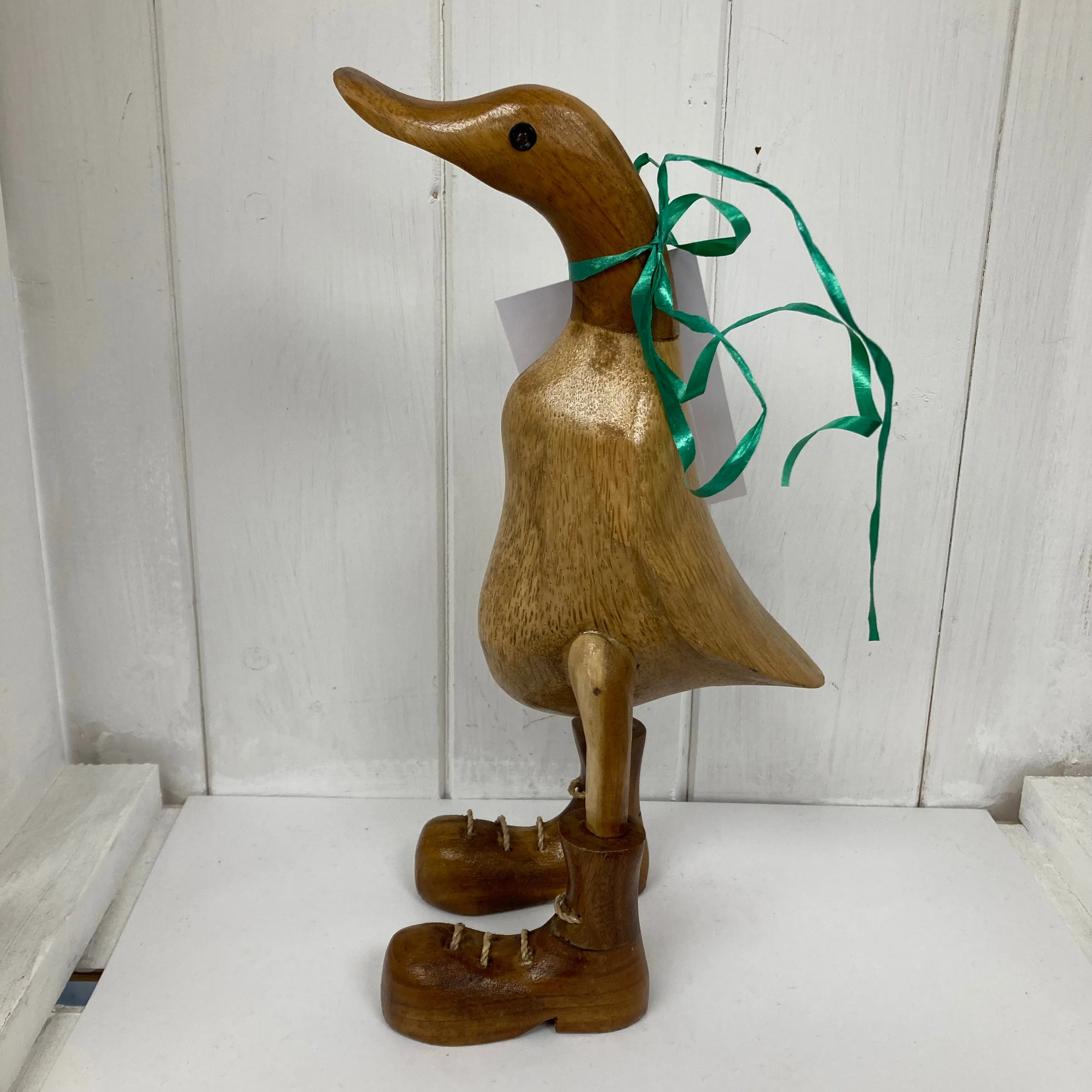 Wooden Ducks in Boots