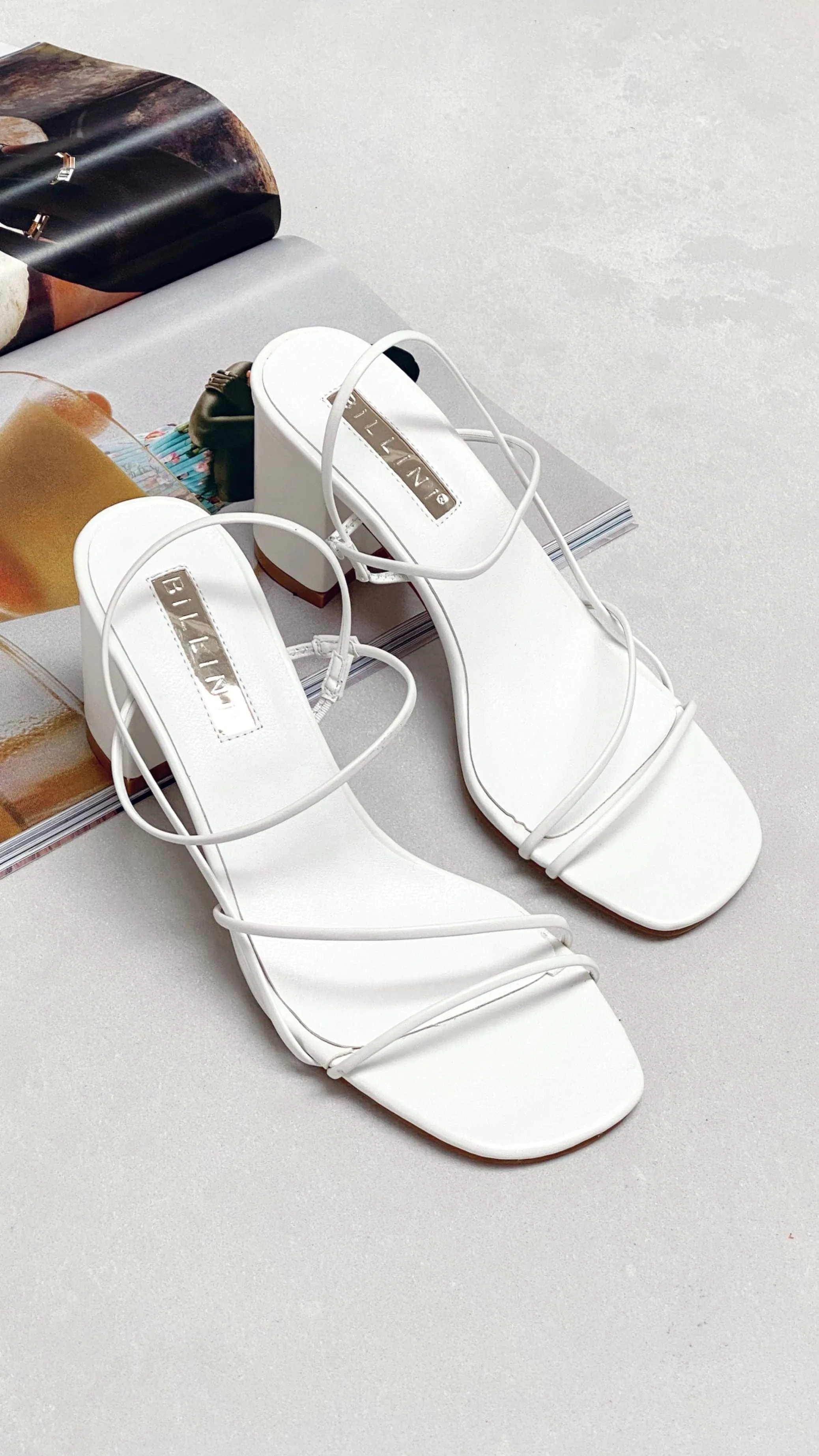 Yachi Heels - White