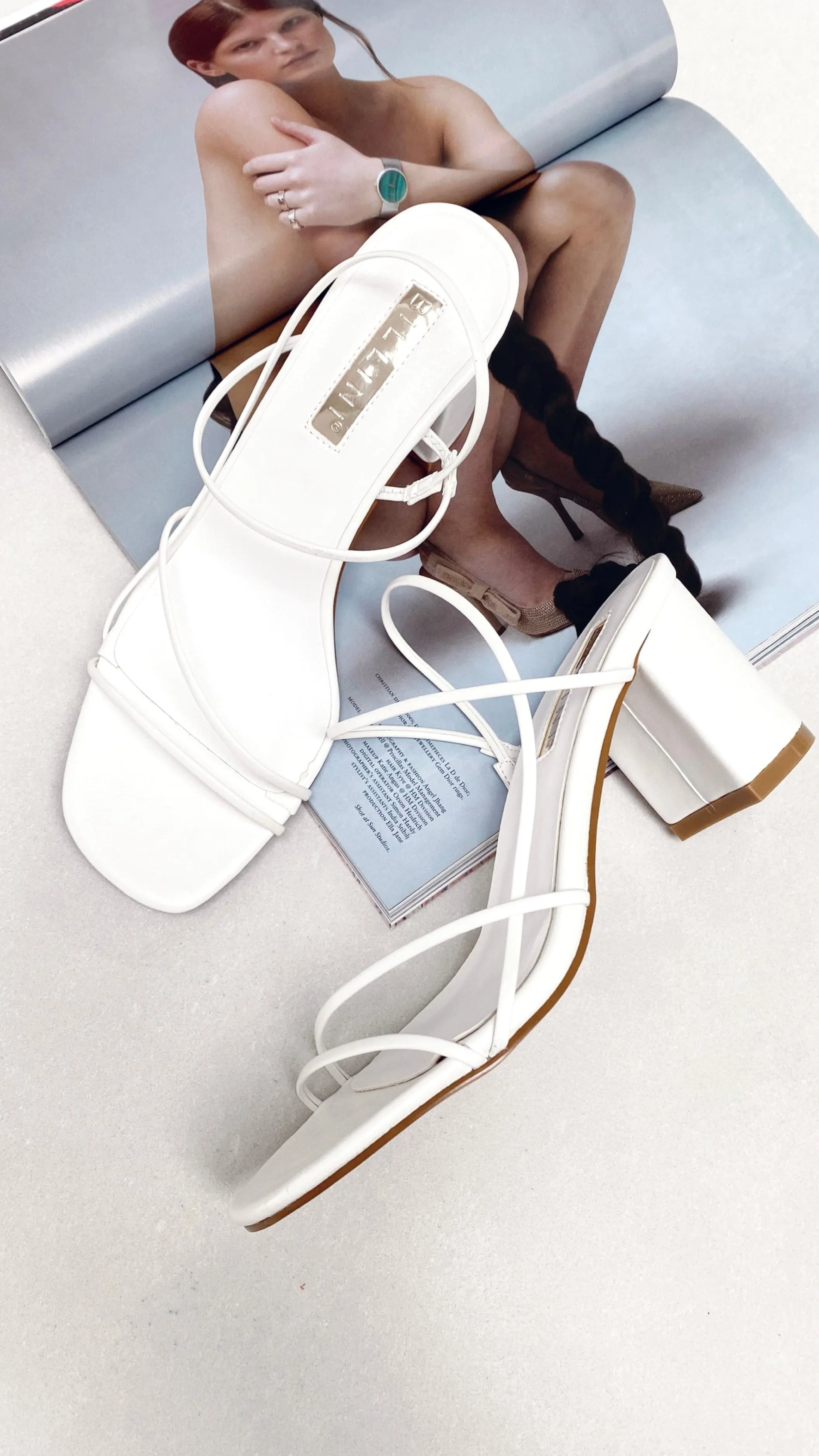 Yachi Heels - White